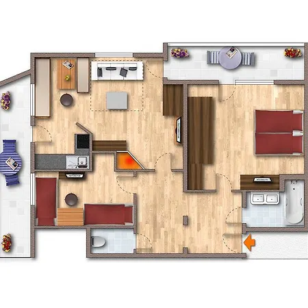 Πανσιόν Boutique Appartments Gerlosperle 4*