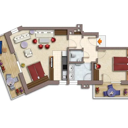 Konukevi Boutique Appartments Gerlosperle 4*